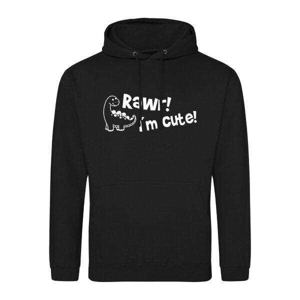 Unisex Hoodie Brachiosaurus I`m cute Größe S-3XL