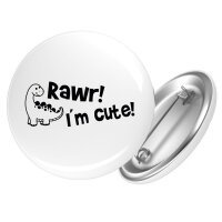 Button Brachiosaurus I`m cute