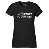 Damen T-Shirt Triceratops I`m cute Größe XS-XXL