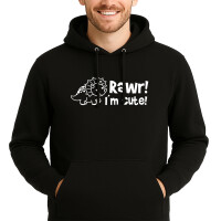 Unisex Hoodie Triceratops I`m cute Größe S-3XL