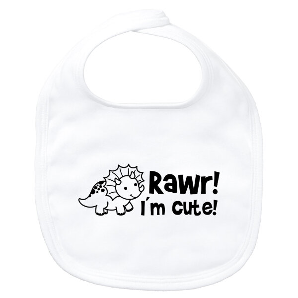 Baby Lätzchen Triceratops I`m cute