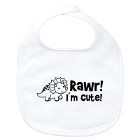 Baby Lätzchen Triceratops I`m cute