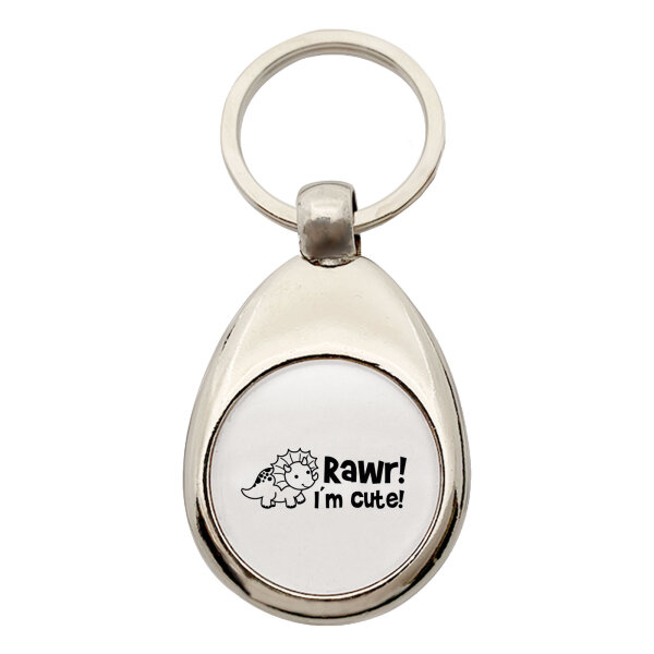 Schlüsselanhänger Triceratops I`m cute