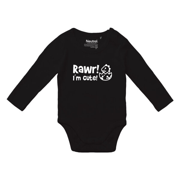 Babybody Baby Dino I`m cute, Bio-Baumwolle
