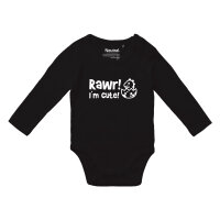 Babybody Baby Dino I`m cute, Bio-Baumwolle