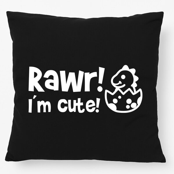 Kissen Baby Dino I`m cute 40x40cm