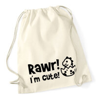 Turnbeutel Baby Dino I`m cute 12 Liter