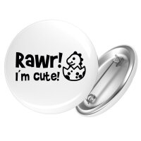 Button Baby Dino I`m cute