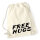Turnbeutel Free Hugs Schriftzug 12 Liter