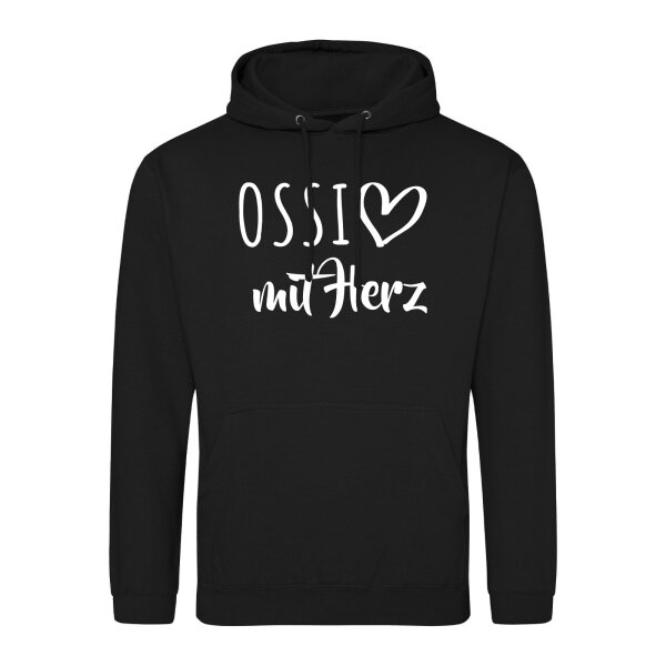 Unisex Hoodie Ossi mit Herz Größe S-3XL