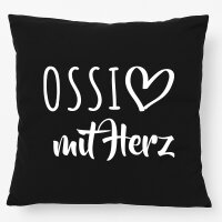 Kissen Ossi mit Herz 40x40cm