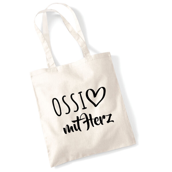 Jutebeutel Ossi mit Herz 10 Liter