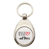 Schlüsselanhänger Ossi mit Herz