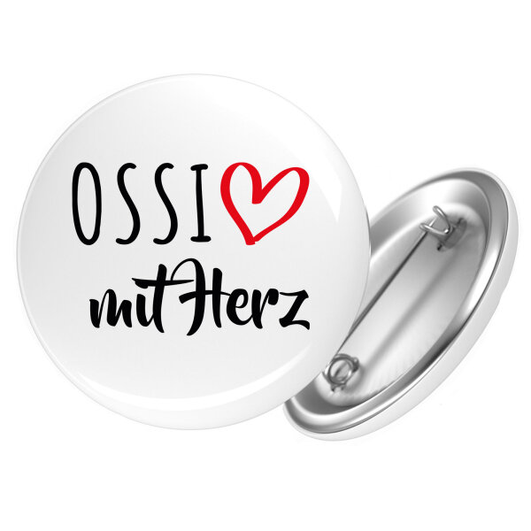 Button Ossi mit Herz