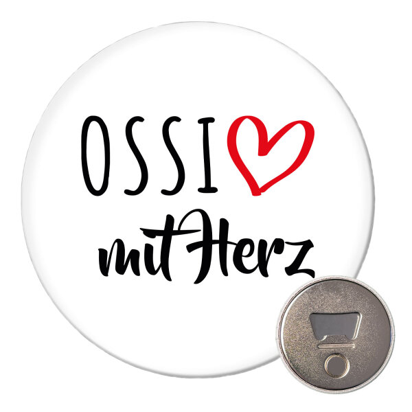 Magnet Ossi mit Herz 59mm Kühlschrankmagnet Flaschenöffner