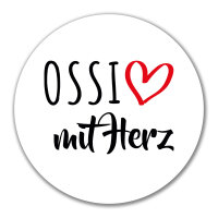 Aufkleber Ossi mit Herz 10cm Sticker