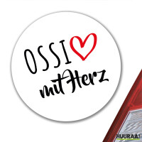Aufkleber Ossi mit Herz 10cm Sticker