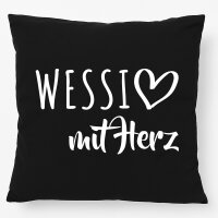 Kissen Wessi mit Herz 40x40cm