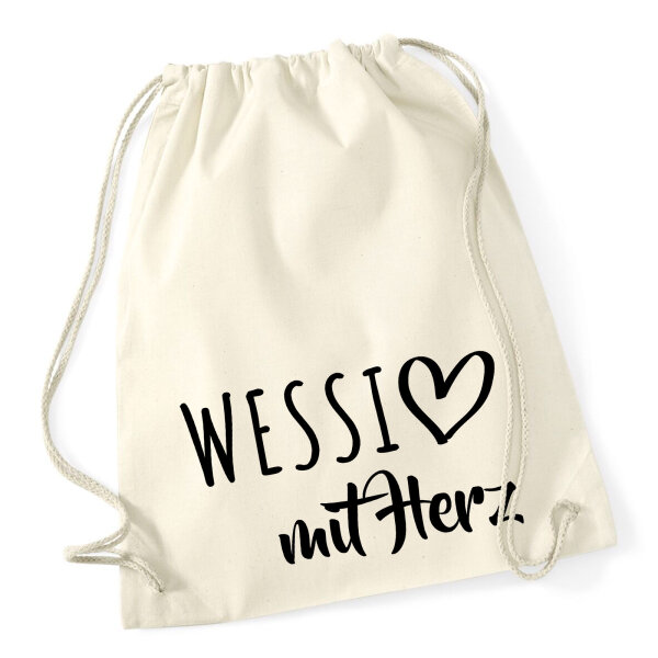 Turnbeutel Wessi mit Herz 12 Liter