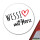 Aufkleber Wessi mit Herz 10cm Sticker