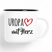 Emaille Tasse Uropa Vintage 300ml
