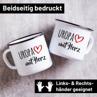 Emaille Tasse Uropa Vintage 300ml
