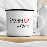 Emaille Tasse Barkeeper Vintage 300ml