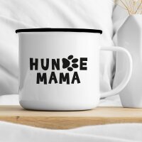 Emaille Tasse Hundemama Vintage 300ml