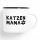 Emaille Tasse Katzenmama Vintage 300ml