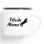 Emaille Tasse Pferdemama Vintage 300ml