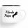 Emaille Tasse Pferdepapa Vintage 300ml