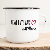 Emaille Tasse Realitystar Vintage 300ml