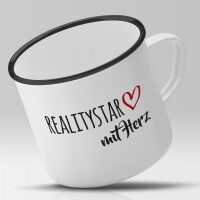 Emaille Tasse Realitystar Vintage 300ml