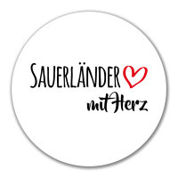 Aufkleber Sauerländer mit Herz 10cm Sticker