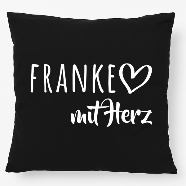 Kissen Franke mit Herz 40x40cm