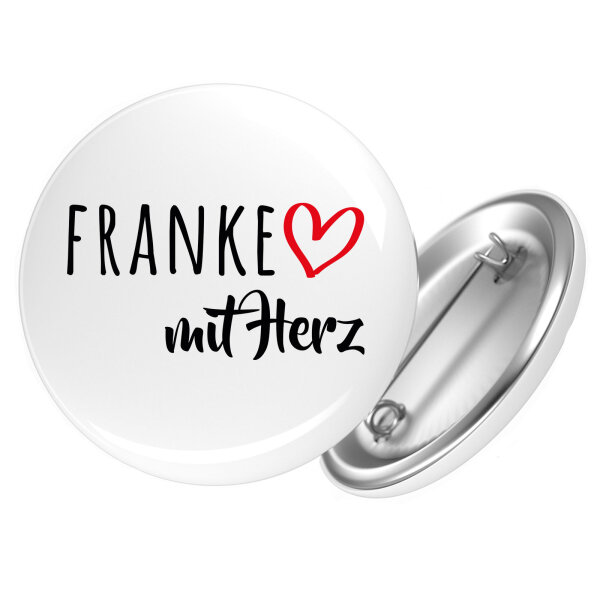 Button Franke mit Herz