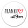 Aufkleber Franke mit Herz 10cm Sticker