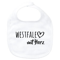 Baby Lätzchen Westfale mit Herz