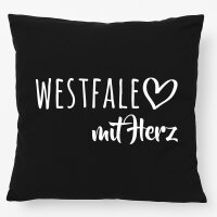 Kissen Westfale mit Herz 40x40cm
