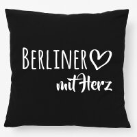 Kissen Berliner mit Herz 40x40cm