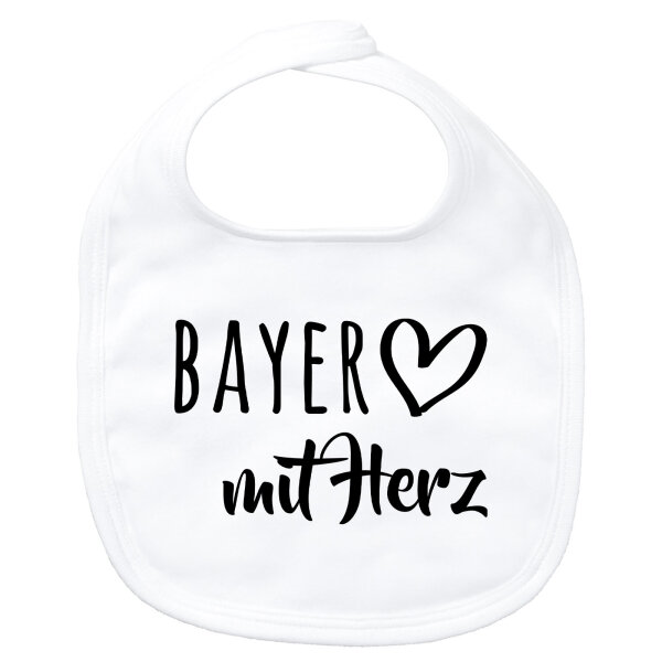 Baby Lätzchen Bayer mit Herz