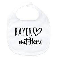 Baby L&auml;tzchen Bayer mit Herz Klettverschluss