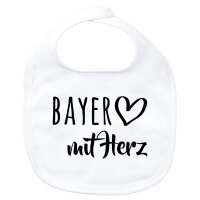 Baby Lätzchen Bayer mit Herz