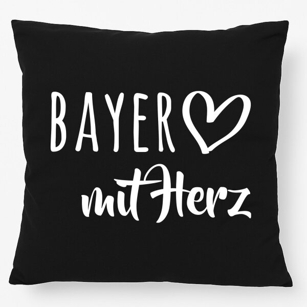 Kissen Bayer mit Herz 40x40cm
