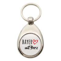 Schlüsselanhänger Bayer mit Herz