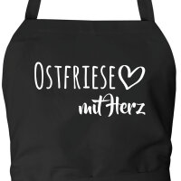 Schürze Ostfriese mit Herz