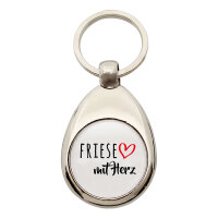 Schlüsselanhänger Friese mit Herz
