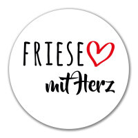 Aufkleber Friese mit Herz 10cm Sticker