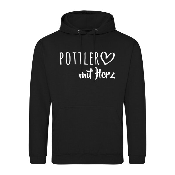 Unisex Hoodie Pottler mit Herz Größe S-3XL