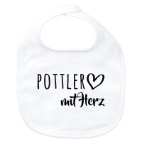 Baby Lätzchen Pottler mit Herz